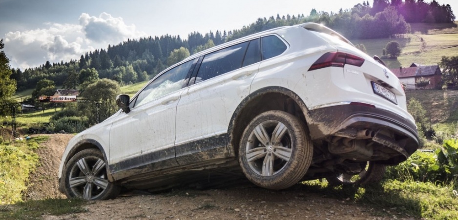 Test Volkswagen Tiguan 2.0 TDI. Po krk v bahne